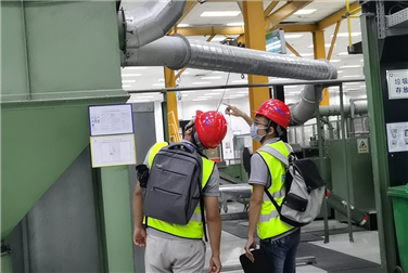 Dust removal equipment renovation in a paper production workshop in Guangzhou